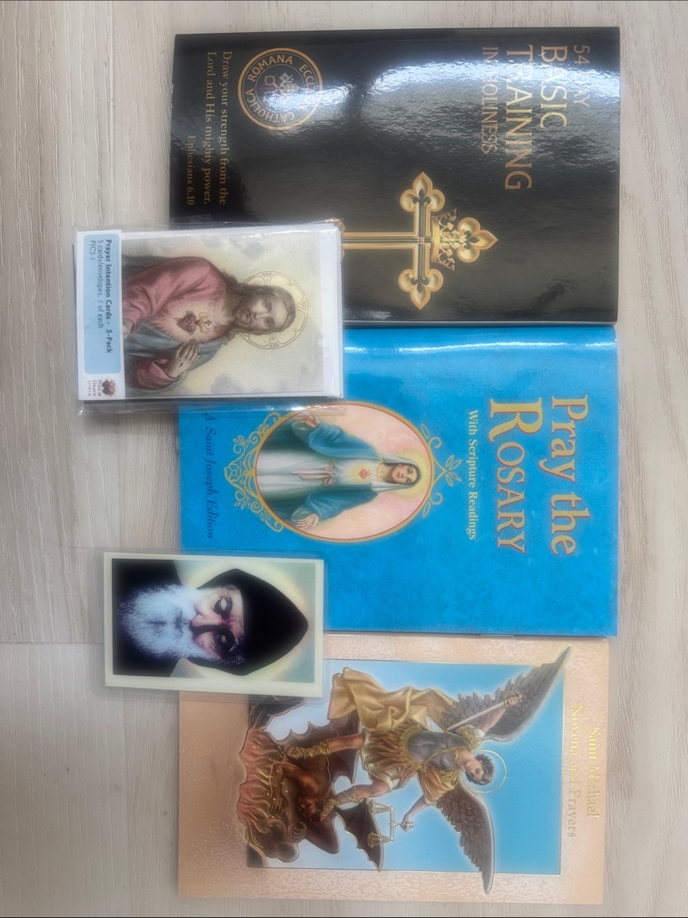 Pray the Rosary Blue Prayer Booklet - Unbranded
